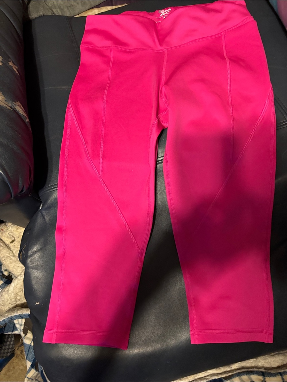 Reebok Hot Pink Capris Women's Athletic Leggings